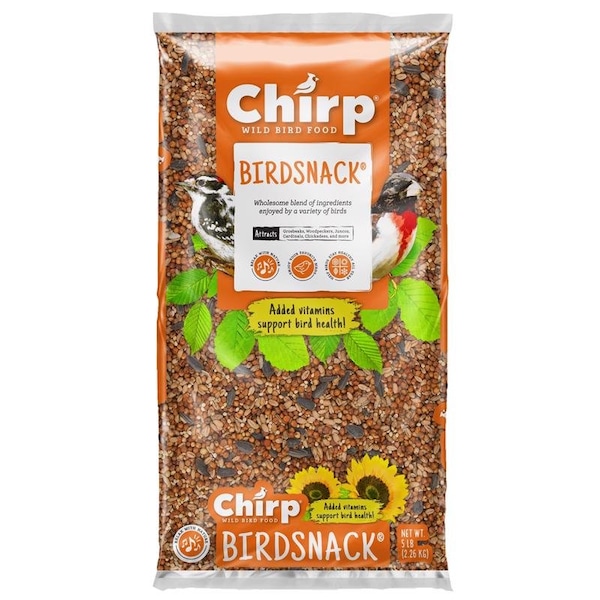 Chirp Chirp Birdsnack Wild Bird Sunflower Seeds Wild Bird Food 5 lb 14972 - main